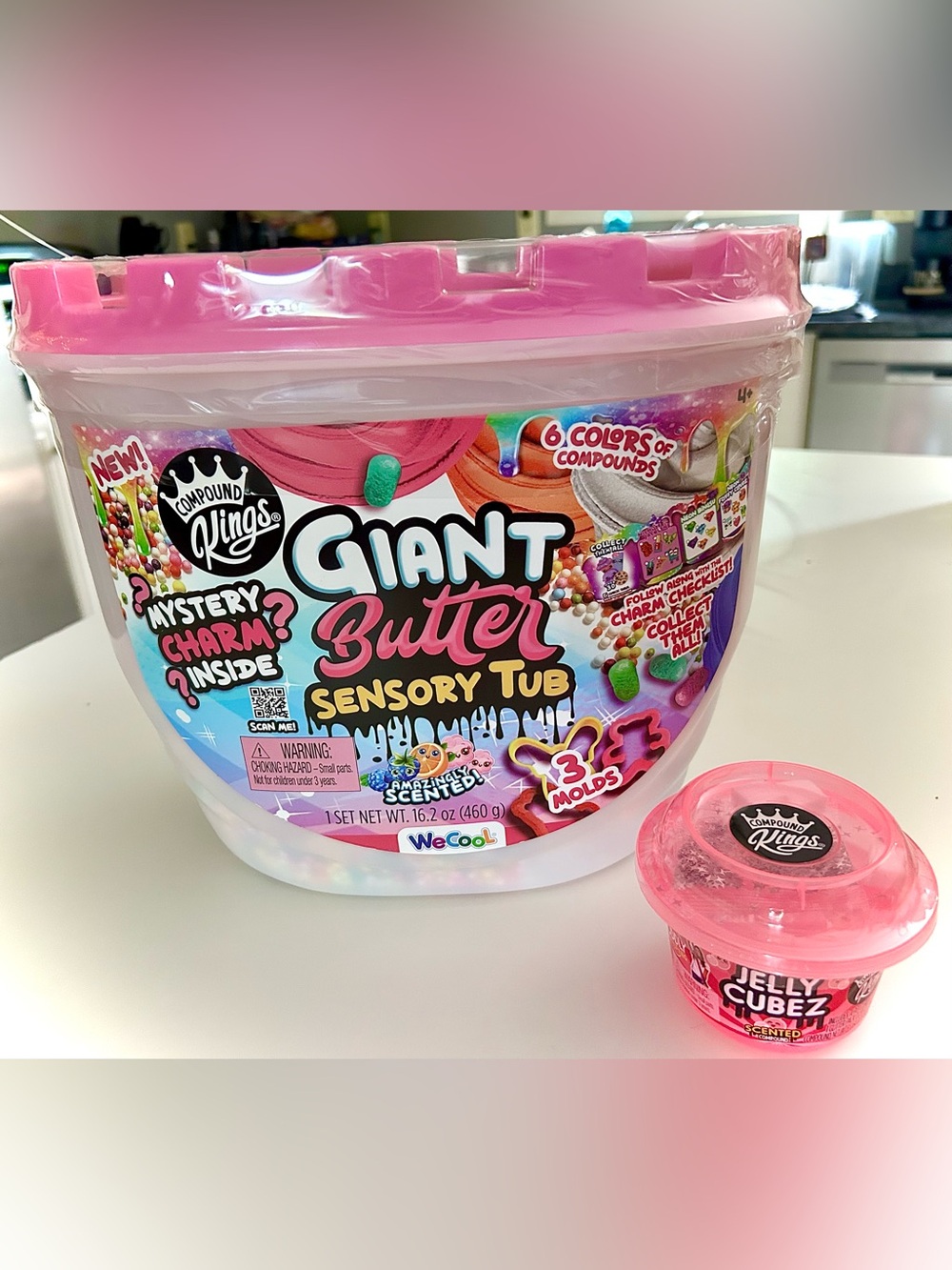 Giant Butter Sensory Tub and Jelly Cubez bundle-Compound Kings set NEW